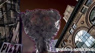 The giantess Samira and her tiny town (SFX)