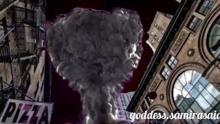 The giantess Samira and her tiny town (SFX)
