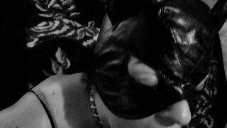 Submissive devil blowing my penis