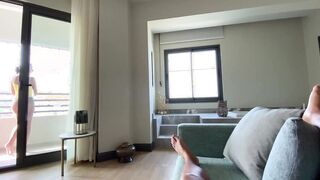 Tanned mom gf plowed on vacation