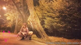 Panty bondage into outdoor - Izabell bondage
