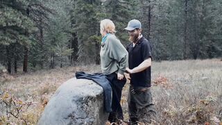 milf Gets Creampied on Forest Park Path