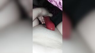Having Fun with my sex toy part two