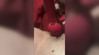 mom gets naked and uses vibrator to squirt (full version on OF)