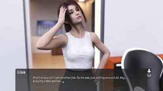 Pantyhoes: Huge Boss Is Fucking And Talking With His Employees Inside His Office-Ep four