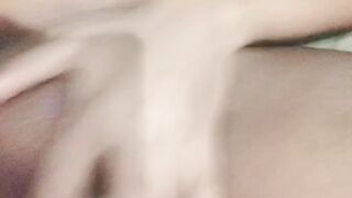 close up vagina massge alone home