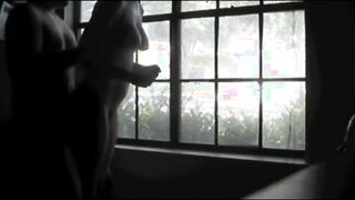Pose my cunt for thanksgiving window sex