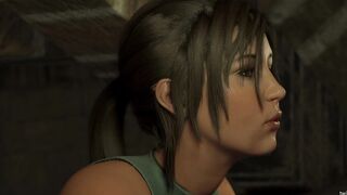 vulgar lara croft unashamedly fucks anubis' thickest & longest monster dick!! 60fps