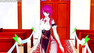 GENSHIN IMPACT ROSARIA CARTOON 3D UNCENSORED