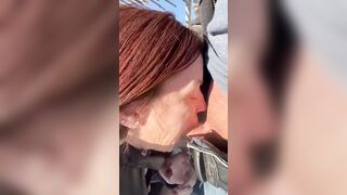 Busted giving fellatio inside the park
