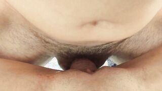 Boned and cum inside mouth on the terrace after watching The Squid Game/Corrida en l boca en la terraza