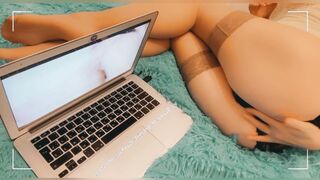 Freaky twat watching how Bae cock juicy fucking mistress
