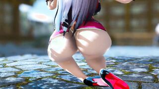 【MMD R-teen SEX DANCE】SWEET DELICIOUS BUTTOCKS SWEET SATISFACTION EXTREME CRAZY HOT BOOTY ホットお尻 [MMD]