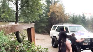 milf GETS BANGED INSIDE THE RAIN