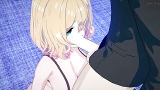 Mami Nanami riding cock at the aquarium! Rent-A-Mistress Animated.