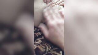 pov While he's Fisting Inked Beauty and Rubbing her Clitoris