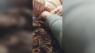 pov While he's Fisting Inked Beauty and Rubbing her Clitoris
