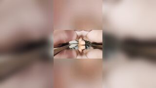 Strip Tease, Materbation, Vibrator, Mirror & Jizzed 