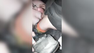 Oral Sex inside a Parking lot of a motel