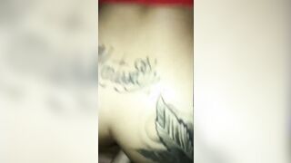 Inked hispanic let’s the homie see me plowed