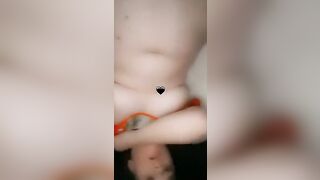 18 year old y/o squirts while fingered herself