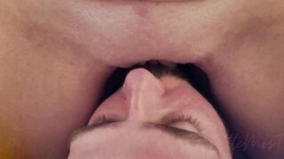 Peeing into my partners mouth while he jerks his penis