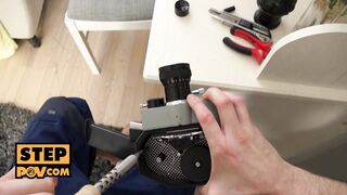 itsPOV - Sexual barely legal skank Amalia Davis loves penis inside her snatch and booty
