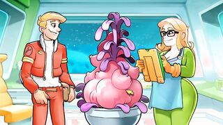 Hottie Alien Space Plant Pounded and Creampied Space Rescue Code Pink Anime