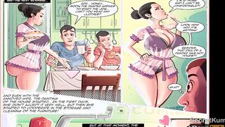 Passing the Fondle into my Stepmom - Stepson Caught the Painter Fucking his stepmother || bbcs Anal