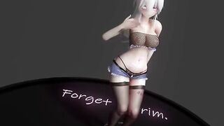 【MMD R-19 yo SEX DANCE】HAKU BEAUTY LONG LOVELY BUTT SWEET EXTREME SATISFACTION おいしいお尻 [MMD]