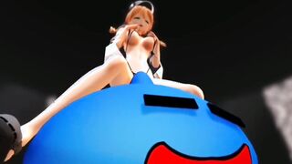 【MMD R-teens SEX DANCE】HOT WOMEN DANCE AND PLAY MASTURBATING INSANE PLASER 巨乳 [MMD R-18]