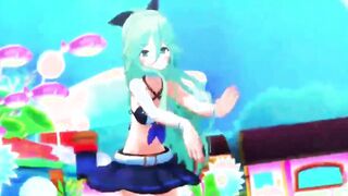 【MMD R-teen SEX DANCE】HOT CUNT WITH MOUTH DANCING WITH DESIRE OF HER HUGE FUCKホットダンス[MMD R-18]