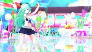 【MMD R-teen SEX DANCE】HOT CUNT WITH MOUTH DANCING WITH DESIRE OF HER HUGE FUCKホットダンス[MMD R-18]