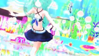 【MMD R-teen SEX DANCE】HOT CUNT WITH MOUTH DANCING WITH DESIRE OF HER HUGE FUCKホットダンス[MMD R-18]