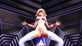 【MMD R-eighteen SEX DANCE】WHITE WOMEN DANCING NUDE WITH LONG BABE ASS 熱いお尻[MMD R-18]