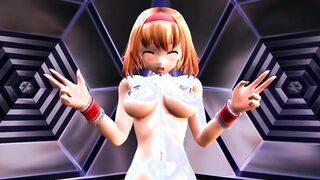 【MMD R-eighteen SEX DANCE】WHITE WOMEN DANCING NUDE WITH LONG BABE ASS 熱いお尻[MMD R-18]