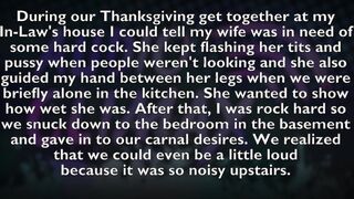 AUDIO ONLY! Quickie Sex inside Basement During Thanksgiving With Inside-Laws!