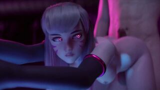 HMV 3D ANIMATED ANIMATED, BUTT TO MOUTH, TIFA WITH HUGE VAGINA