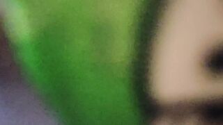 Cuckold cumshot, hubby watches and jerks while ex-wife takes cumshot