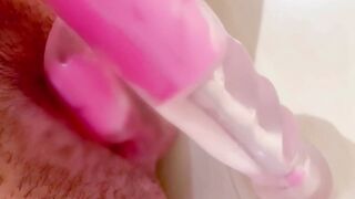 【潮吹きオナニー】どえろおまんこから吹き出す汁をドアップで撮ってみた♡ Japanese animated 素人撮影 個人撮影