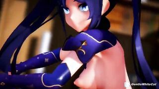 【MMD R-19 year old SEX DANCE】TASTY WHITE PERVERSE BUTTOCKS SWEET SATISFACTION おいしいお尻 [MMD]