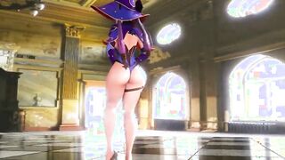 【MMD R-18 year old SEX DANCE】MONA BEAUTY DELICIOUS BUTT SWEET EXTREME SATISFACTION ひねくれたお尻 [MMD]