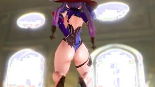 【MMD R-18 year old SEX DANCE】MONA BEAUTY DELICIOUS BUTT SWEET EXTREME SATISFACTION ひねくれたお尻 [MMD]