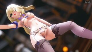 【MMD R-19 year old SEX DANCE】PERVERSE BABE BUTT SWEET EXTREME SATISFACTION おいしいお尻 [MMD]