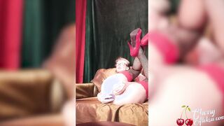 Blonde Masturbate Twat and Booty Hole while Hubby is at Work