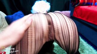 Wifey into White Wig Deep Sucking Off Cock and Fucking All Hole - Cum Drink