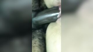 Close up during backshots