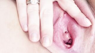 Up close and personal with my cunt. Stretching, opening and clitoris orgasm