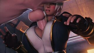 BB Blazblue Bullet - paizuri on & screwed rough by long monster penis cumshot ❤︎ 3d realistic 4k 60fps