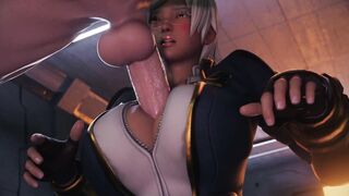 BB Blazblue Bullet - paizuri on & screwed rough by long monster penis cumshot ❤︎ 3d realistic 4k 60fps